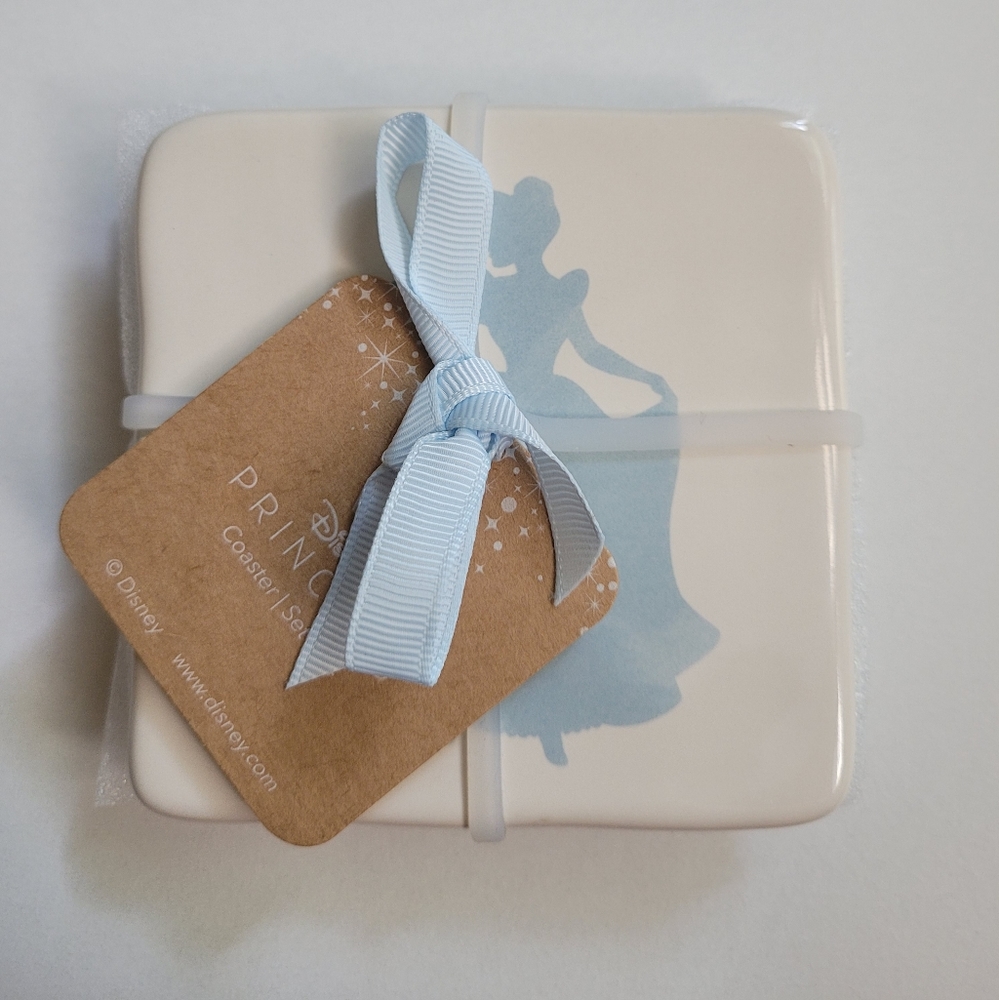 New Rae Dunn Disney Cinderella Coasters